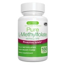Igennus Pure Methyl Folate 400 mcg, 180 tabletter, Clean Label, Metyleret form af folinsyre 5- MTHF (Vitamin B9), Vegan, Egnet til graviditet, One- a- Day, 6 Måned Supply