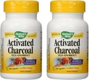 Nature 's Way Aktiveret Charcoal High Adsorption - 100 kapsler 2 pakke