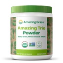 Amazing Grass Green Trio: Grønne pulver med Wheatgrass, Alfalfa, & Barley Grass, Rich Source of Chlorophyll, 30 Servere