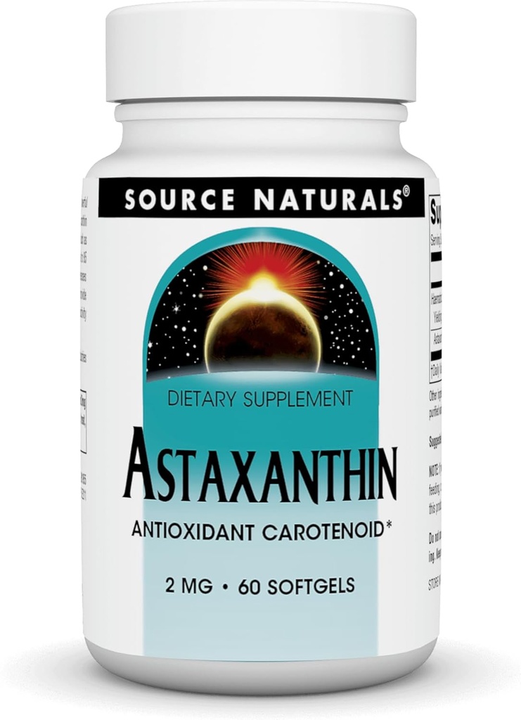 KILDE NATURALER Astaxanthin 2 Mg Soft Gel, 60 Tæl