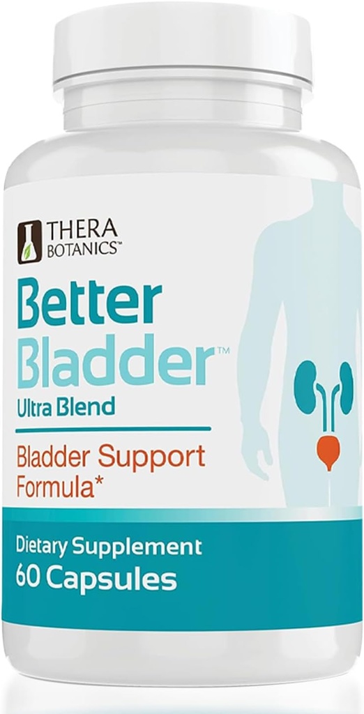 Bedre Bstige Ultra Control Supplement for kvinder & mænd - Bstige Support Forbedret med D3-vitamin til at hjælpe med at reducere urinvejsudslip, hyppighed og nødsituation - 60 greve (1 flaske)