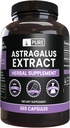 Pure Original Ingredienser Astragalus (365 kapsler) Ingen Magnesium eller ris Fyldere, Altid Pure, Lab Verified