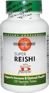 Mushroom Visdom, Inc. - Super Reishi 120 vtaps af MUSHROOM WISDOM