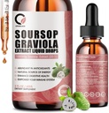 Soursop Graviola Liquid Drops - Soursop Extract Plus Sea Moss, Soursop Bitters Liquid for Cell Regeneration, Immunboost, Slap af, Antioxidant, Energi - 2 Fl Oz