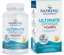 Nordic Naturals Ultimate Omega + CoQ10, Lemon - 120 Soft Gels - 1280 mg Omega-3 + 100 mg CoQ10 - Heart Health, Cellular Energy, Antioxidant Support - Non- GMO - 60 Servering