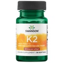 Swanson Natural Vitamin K2 (Menaquinone- 7 fra Natto) 50 mcg 30 Sgels (1 Pack)