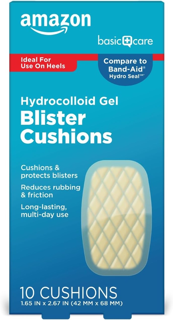 Basic Care Extreme Hydrocolloid Gel Blister Cushion Bandage, 1, 65 i x 2, 67 i, 10 læ