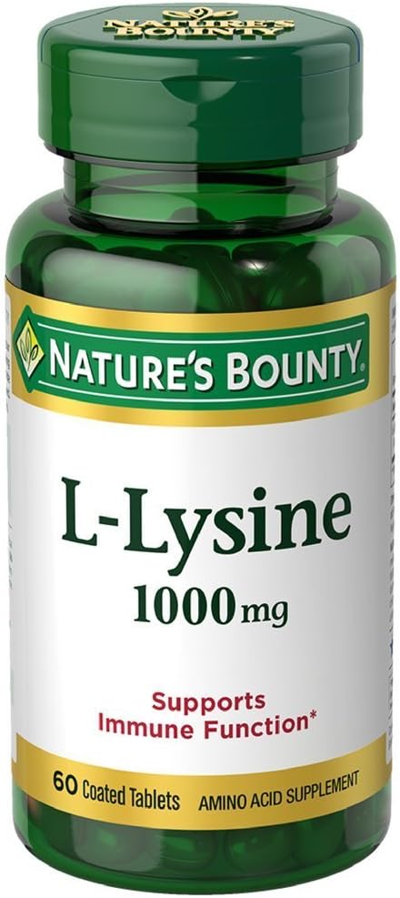 Naturens Bounty L- Lysin 1000 mg tabletter 60 ea (pakning med 6 stk.)
