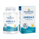 Nordiske Naturals Omega-3, Lemon Flavor - 180 Soft Gels - 690 mg Omega-3 - Fish Oil - EPA & DHA - immunforsvar, hjerne og hjerte sundhed, optimal wellness - non-GMO - 90 Servering