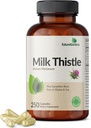 Futurebiotika Mælk Thistle Silymarin Marianum & Mælkebøtte Root Lever Health Support, Antioxidant Support, Detox, 250 kapsler