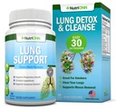 Lung Detox og Rense - Great for rygere - Ekstra styrke - 100% Herbal Lung Health Kosttilskud - Mucus Removal Support - fremmer respiratorisk sundhed - Naturlig måde at holde dine lunger klar