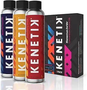 KENETIK Ketone Drink Mix, Exogene Ketoner Blend, Keto, Koffein & Sugar Free, Vegan Supplement for Clean Energy & Mental Focus, Coffee Alternative med D-BHB - Variety, 3PK (12 Servere)