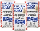Yerba Prima Psyllium Husk, 12 Ounce (Pack of 3) - Hele Husk Fiber tillæg for regelmæssighed, Colon Cleansing, Naturlig støtte til Gut Health, Ikke GMO, Gluten Free, Vegan, Ingen sødestoffer