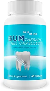 Gum Therapy Gel Capsules - Our Best Gum & Teeth Support Probiotic - Oral Dental Probiotics Gum Health Supplements - Gum & Teeth Probiotic - Our Best Oral Probiotics for Teeth and Gums - Gum Supplement