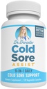 Bedste Cold Sore supplement med Lysin og Lemon Balm - Dr. Danielle Cold Sore Assist - 120 Kapsler