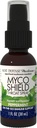 Værtsforsvar MycoShield Throat Spray - immunforsvar - kosttilskud chaga, Reishi, Tyrkiet hale & mere - On- The- Go immunstøtte - pebermynte, 1 fl oz (71 Servere) *