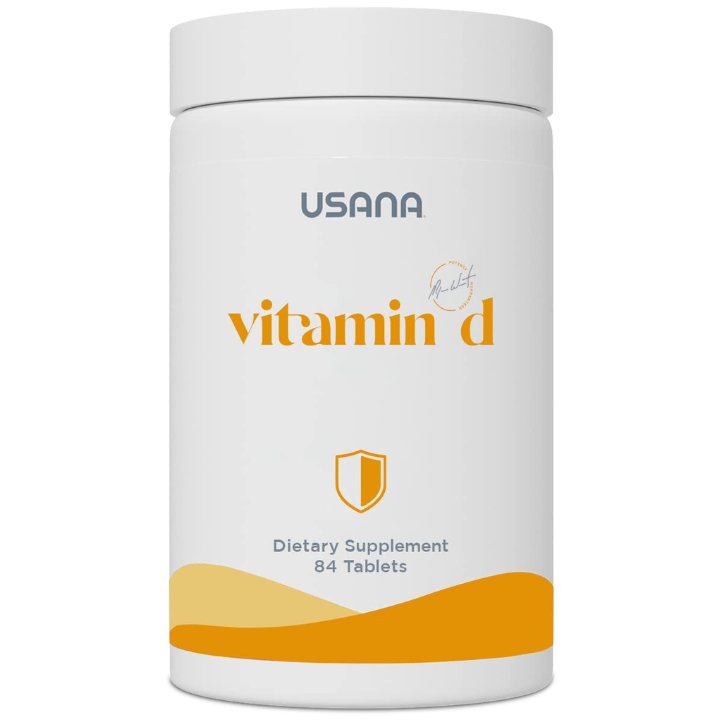 USANA D- vitamin Maximus- Strength 2000 IE D- vitamin supplement til støtte af et allerede sundt immunsystem * - 84 tabletter