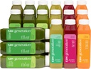Raw Generation Skinny Cleanse - 3-Day Juice Cleanse for vægttab, Detox, Reduceret Bloating & Øget energi - 18 Cold- presset safter til Crush Cravings & Nulstil din kost
