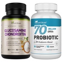 Nature 's Base Glucosamine Chondroitin + Probiotika 70 Millioner CFU