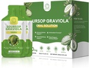 Soursop Graviola Oral Liquid 10 FL.OZ, High Absorption Soursop Bitters Drink til kvinder & mænd, Frisk Graviola Fruit Extract til Cell * Regeneration, Immun & Antioxidant Support, Ananas Arv