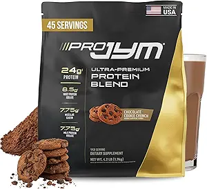 Pro JYM Chokolade Cookie Crunch Protein Powder - Whey Protein Isolates, Casein, & Milk Protein, Lean Muscle Building for Mænd & Kvinder, JYM Supplement Science, 45 Servering