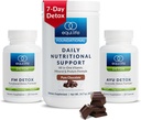 Equilife Dr. Cabral Detox, 7 Day Program med Plant Based Protein, Vitaminer, Aminosyrer, & Mineraler til støtte fuld Body Balance, Meal Erstatning Powder, Vegan, Gluten Free, Chokolade, 14 Servere