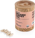 Wellrede. Store Tyrkiet Tail Organic Mushroom (Trametes Extract) 200 Veggie Caps - Immun Support; fremmer vækst af modtagelige bakterier i Gut + øger energi
