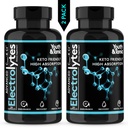 Komplet electrolyte supplement w Høj biotilgængelighed og Cmax Chloride Kalium Magnesium for Endurance Muscle Recovery Mental Focus. Hurtig rehydrering Salte og Keto Friendly Pills med 200 hætter