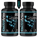Komplet electrolyte supplement w Høj biotilgængelighed og Cmax Chloride Kalium Magnesium for Endurance Muscle Recovery Mental Focus. Hurtig rehydrering Salte og Keto Friendly Pills med 200 hætter