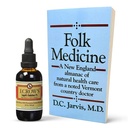 J.CROW 'S ® Lugol' s 2% jod Solution & 'Folk Medicine' Book Bundle: Essential Jod Formulering Siden 1829 parret med en ny England Almanak af Natural Health Care Viden