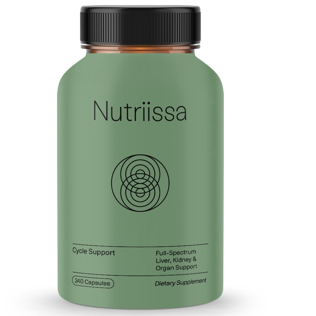 Nutrissa Cycle Support - Premium Nyre & Lever Detox - Organe Defense for Bodybuilders & Weightlifters - EPAB Certified for Renhed & Potency - 400mg TUDCA & 1000mg NAC - Vegan, 240 Kapsler
