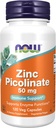 Now Foods Zink Picolinate, 120 caps 50mg (2- Pack)
