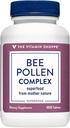 Den Vitamin Shoppe Bee Pollen Complex 1.000MG, Superfood med Bee Propolis og Royal Jelly, Sæsonlig immunsystem support (300 tabletter)