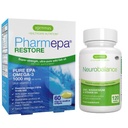 Igennus Pharmepa Genopret EPA + Neurobalance Zink, Magnesium & vitamin B6 Mood Health Bundle for opmærksomhed og fokus