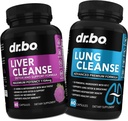 DR. BO lever rengøring & Lung Support Pills - Herbal Cleanser Formula til støtte lever & Lung sundhed