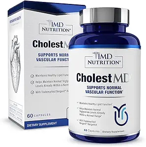 1MD Nutrition CholestMD med Olive Leaf Extract, Bergavit, Niacin, Hvidløg