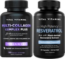Vital Vitamin Multi Collagen Complex Plus kapsler + Resveratrol kapsler