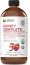Komplet Natural Products Nyre Complete - 8oz Organic Liquid til Nyre Support, Rense og Detox med Apple Cider Vincities, Lemon, & Organic Chanca Piedra.