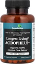 Futurebiotika Længeste levende Acidophilus Plus kapsler, 100- Tæl