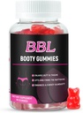 BBL Gummier for kvinder Butt Growth, 60 Greve, Bear Shape Booty Gummies for Enhance Curvy Body, Butt Boost Vitamin Gummies for Bigger Butt Fast, Vegansk Vægt Gainer Gummies