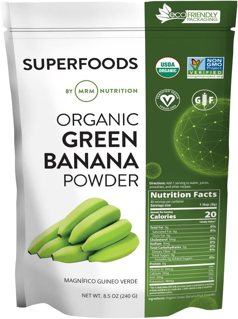 MRM Nutrition Organic Green Banana Powder ekskl. fødevarer