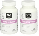 Whole Foods Market, Wholezyme, 180 Count (pakke med 2)