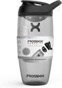 Promixx Pursuit Protein Shaker Flaske (24 oz) - Silent No- Ball Mixer, Leak- Proof Lid, BPA / BPS & Phthalate- Free ECOZEN - Easy- Clean Shaker Cup for Protein Shakes, Pre & Post- Workout Smoothies