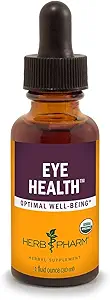 Herb Pharm Eye Health Liquid Herbal Formel med Bilberry og Goji Liquid Ekstrakter - 1 Ounce