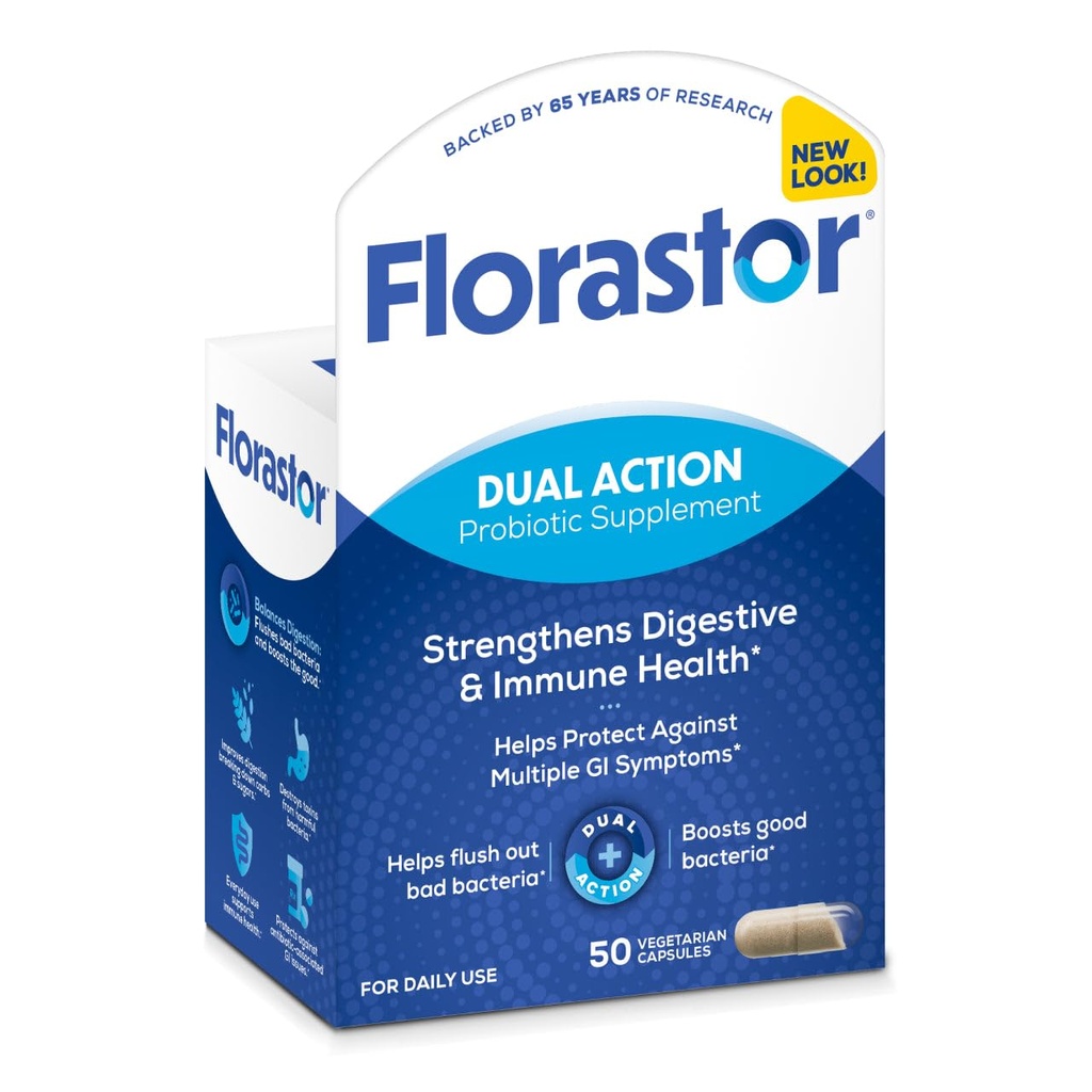Florastor ® Dual Action Probiotisk supplement