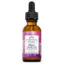 HERITAGE OPBEVARING Black Seed Oil w / 3% Thymoquinon, Omega 6 9 - Nigella Sativa Liquid Oil, Cold Pressed from Black Seeds, Joints, fordøjelse og immunforsvar, Vegan, 60- Day Garanti, 30 Serv, 1 fl oz