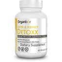 Organixx Nyre & Leverstøtte Cleanse Supplement, Milk Thistle Reishi Herbal Formel til fordøjelsessygdomme, Nyre & Lever Sundhed, Søvn & Energistøtte, Gluten Free, Ikke GMO, 60 Vegetariske Kapsler