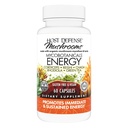 Værtsforsvar MycoBotanicals Energy * Kapsler - Energi & Respiratorisk Support - Urte Green Tea Kapsler - Respiratoriske Supplement med Cordyceps, Reishi & Chaga - 60 Kapsler (30 Servere) *