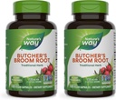 Nature 's Way Butcher' s Broom Root, Traditional Ben Vein Support *, 100 Vegan Capsules (pakke med 2)