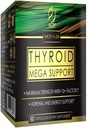 Aktivitet Thyreoidea Mega Support - Maksimal styrke med 10 + thyreoideafaktorer - Understøtter energi, Metabolisme, binyrebarktræthed og stressrespons - Ikke GMO, 1 måned Supply, Made in USA